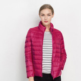 Women Winter Coat 2020 New Ultra Light White Duck Down Jacket Slim Women Winter Puffer Jacket Portable Windproof Down Coat