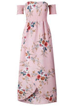 2020 Women Sexy floral Dress Summer Split  Maxi Beach Sundress Off Backless Dress Boho Long Dresses Vestidos Femme Party Long Dress