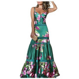 Sexy Women Summer Vintage Elegant Maxi Dress