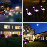 Solar Flamingo Light