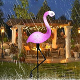 Solar Flamingo Light