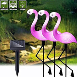 Solar Flamingo Light