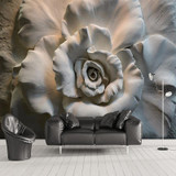 Mural Rose Wallpaper For Living Room Bedroom Wall Modern 3d Wallpaper