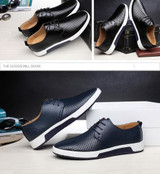 Merkmak Men Casual Shoes Leather