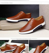 Merkmak Men Casual Shoes Leather
