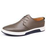 Merkmak Men Casual Shoes Leather