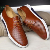 Merkmak Men Casual Shoes Leather