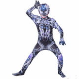 Kids Venom Costume Halloween Child Spiderman Bodysuit Jumpsuit Cosplay Adults