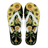 Sunflower Boho Hippie Summer Flip Flop
