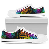 Multi Colors Mandala Hippie Boho Low Top Shoes