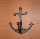 Anchor Towel Hooks Cast Iron 6 inch Volume Priced, H-79