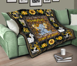 Sunshine sunflower elephant quilt for bedding