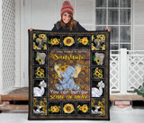 Sunshine sunflower elephant quilt for bedding
