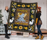 Sunshine sunflower elephant quilt for bedding
