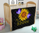 You are my sunshine sunflower quilt for bedding