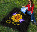 You are my sunshine sunflower quilt for bedding