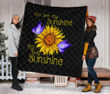 You are my sunshine sunflower quilt for bedding