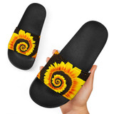 Twisted Tornado Sunflower Slide Sandals