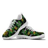 Pineapple Cannabis Skull Skeleton Sneaker Black