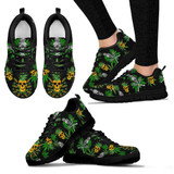 Pineapple Cannabis Skull Skeleton Sneaker Black