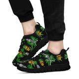 Pineapple Cannabis Skull Skeleton Sneaker Black