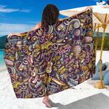 Hippie Pattern Bikini Cover Travel Swim Sarong for women