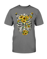 Sunflower Skull Skeleton T-shirt & Hoodie