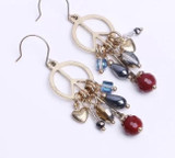 Vintage Golden Peace Earrings