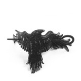 Black Raven With Hairpin