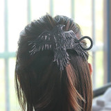 Black Raven With Hairpin
