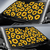 Sunflower Pattern Car Auto Sun Shades