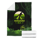 Mama Saurus Mother's Day Dinosaur Premium Blanket