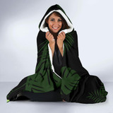 Mama Saurus Mother's Day Dinosaur Hooded Blanket