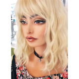 613 Blonde Body Wave Bob Full Machine Made None Lace Wigs For Women 10-18 Inches
