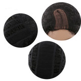 Afro Kinky Curly Long Human Hair Wigs For Black Women Pre Plucked Hairline