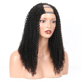 U Part Wig Human Hair Wig Kinky Curly Glueless Human Hair Wigs Brazilian Virgin Hair For Black Women
