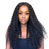 U Part Wig Human Hair Wig Kinky Curly Glueless Human Hair Wigs Brazilian Virgin Hair For Black Women