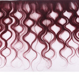 lumiere color 99j body wave 3 Bundles With 13x4 Lace Frontal Pre Colored Ear To Ear