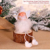 HUIRAN Christmas Spinning Candle Holder Merry Christmas Decorations for Home 2020 Christmas Ornaments Xmas Gift New Year 2021