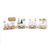 HUIRAN Christmas Spinning Candle Holder Merry Christmas Decorations for Home 2020 Christmas Ornaments Xmas Gift New Year 2021