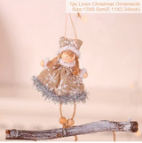 HUIRAN Christmas Spinning Candle Holder Merry Christmas Decorations for Home 2020 Christmas Ornaments Xmas Gift New Year 2021