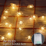 HUIRAN Christmas Spinning Candle Holder Merry Christmas Decorations for Home 2020 Christmas Ornaments Xmas Gift New Year 2021