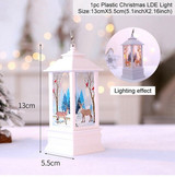 HUIRAN Christmas Spinning Candle Holder Merry Christmas Decorations for Home 2020 Christmas Ornaments Xmas Gift New Year 2021