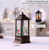 HUIRAN Christmas Spinning Candle Holder Merry Christmas Decorations for Home 2020 Christmas Ornaments Xmas Gift New Year 2021
