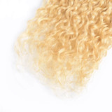 lumiere 613 Blonde Deep Wave 3 Bundles human hair with transparent lace