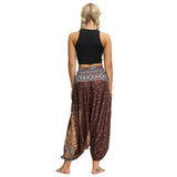 Casual Harem Boho Loose Hippy High Waist Jumpsuit Pants Casual Harem Boho Loose Hippy High Waist Jumpsuit Pants