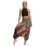Casual Harem Boho Loose Hippy High Waist Jumpsuit Pants Casual Harem Boho Loose Hippy High Waist Jumpsuit Pants