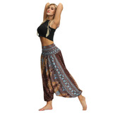 Casual Harem Boho Loose Hippy High Waist Jumpsuit Pants Casual Harem Boho Loose Hippy High Waist Jumpsuit Pants