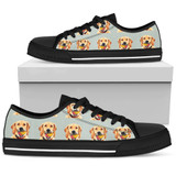 Golden Retriever Shoes Women's Low Top Shoe