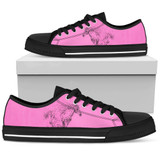 Pink Shoes Horse Shoes Women's Low Top